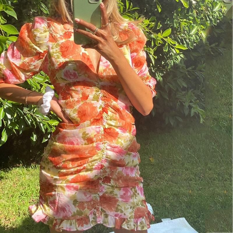 Casual Dresses Foridol Rose Print Floral Long Sleeve Spring Autumn Ruched Red Dress Women Vintage Beach Boho Short Mini Vestidos 2023
Casual Dresses Foridol Rose Print Floral Long Sleeve Spring Autumn Ruched Red Dress Women Vintage Beach Boho Short Mini Vestidos 2023