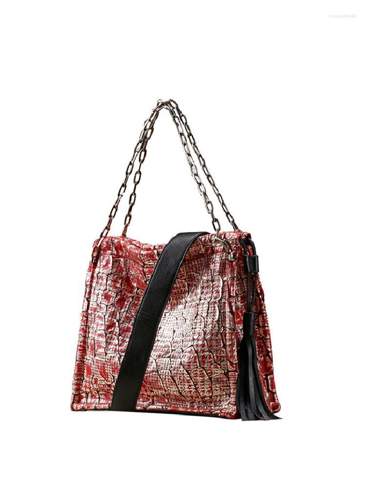 Evening Bags European And American Fashion Women Bag High Quality Top Layer Cowhide Stone Grain Bucket Shaped Handbag For, Red
Evening Bags European And American Fashion Women Bag High Quality Top Layer Cowhide Stone Grain Bucket Shaped Handbag For, Red