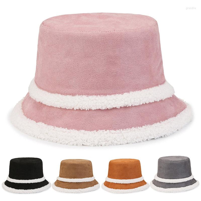 Berets Winter Warm Velvet Corduroy Fisherman Trapstar Bucket Hats For Women Lady Thicken Bob Panama Outdoor Caps Girls, Black
Berets Winter Warm Velvet Corduroy Fisherman Trapstar Bucket Hats For Women Lady Thicken Bob Panama Outdoor Caps Girls, Black