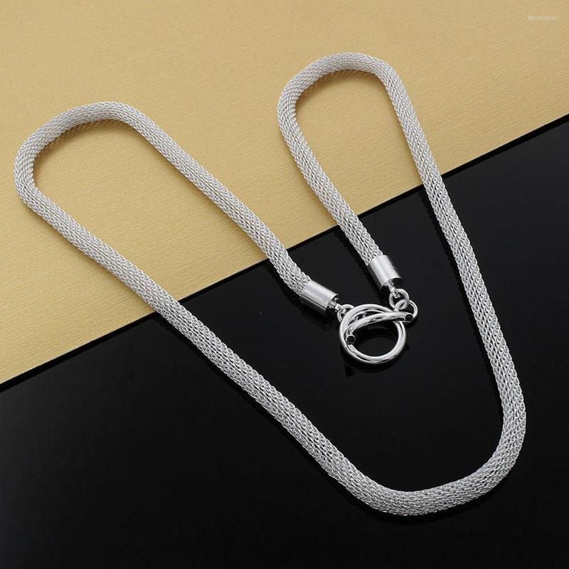 Chains 925 Silver Exquisite Luxury Gorgeous Charm Fashion Temperament Charming Network Necklace 20 Inch Jewelry
Chains 925 Silver Exquisite Luxury Gorgeous Charm Fashion Temperament Charming Network Necklace 20 Inch Jewelry