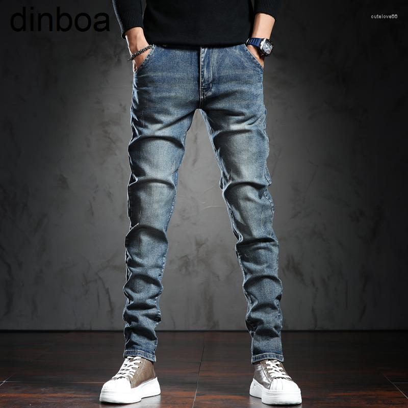 Men's Jeans Dinboa-2023 Fashion Streetwear Men Y2k High Quality Blue Color Slim Fit Ripped Denim Pants Hip Hop
Men's Jeans Dinboa-2023 Fashion Streetwear Men Y2k High Quality Blue Color Slim Fit Ripped Denim Pants Hip Hop