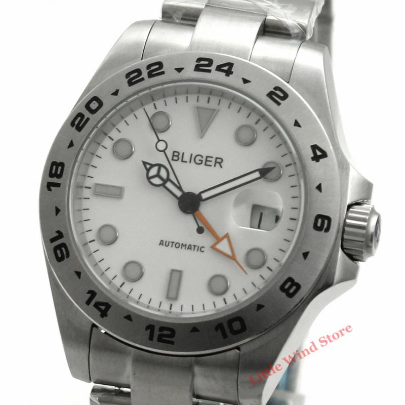 Wristwatches 43mm White Dial Automatic Mechanical Watch For Men Luminous WaterProof 5Bar Sapphire Glass Auto Date MingZhu Movemen
Wristwatches 43mm White Dial Automatic Mechanical Watch For Men Luminous WaterProof 5Bar Sapphire Glass Auto Date MingZhu Movemen