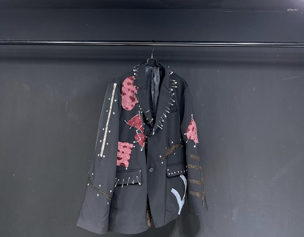 Men' Jackets QQ50165 Fashion Men' Coats & 2023 Runway Luxury European Design Party Style Clothing, Black
Men' Jackets QQ50165 Fashion Men' Coats & 2023 Runway Luxury European Design Party Style Clothing, Black