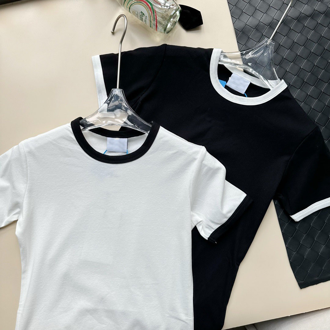 Designer Women' T Shirts Top Quality Summer Short Sleeve Tees Women Top Clothing White Black Size -L
Designer Women' T Shirts Top Quality Summer Short Sleeve Tees Women Top Clothing White Black Size -L