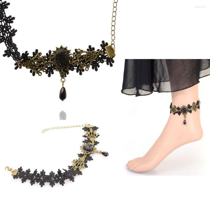 Anklets Summer Supply Sandals Beach Accessories Anklet Bracelet Lace Chain Black Floral Ankle Linked
Anklets Summer Supply Sandals Beach Accessories Anklet Bracelet Lace Chain Black Floral Ankle Linked