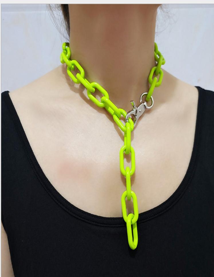 Hip Hop Tassel Pendant Adjustable Necklace for Women Fashion Punk Acrylic Chunky Thick Chain Keyring Key Chain Statement Necklaces3369298
Hip Hop Tassel Pendant Adjustable Necklace for Women Fashion Punk Acrylic Chunky Thick Chain Keyring Key Chain Statement Necklaces3369298