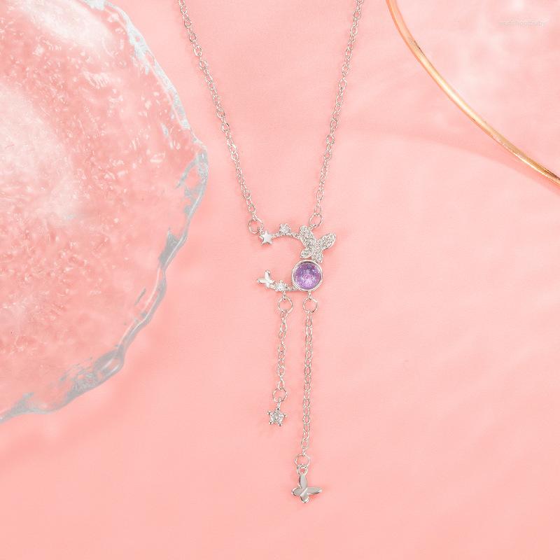 Pendant Necklaces Moon Butterfly Necklace For Women White Gold Color Thick Plated Sweater Chain Fashion Jewelry Female
Pendant Necklaces Moon Butterfly Necklace For Women White Gold Color Thick Plated Sweater Chain Fashion Jewelry Female