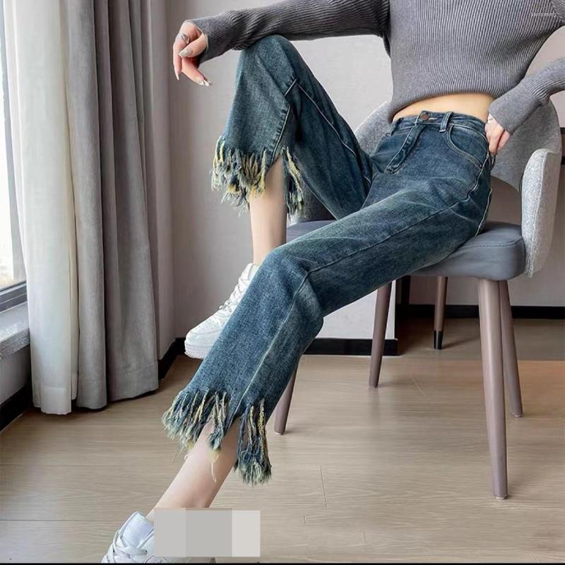 Women's Jeans Cigarette Pants Women's 2023 Spring Dress High Waist Cropped Straight Leg And Autumn, Blue
Women's Jeans Cigarette Pants Women's 2023 Spring Dress High Waist Cropped Straight Leg And Autumn, Blue