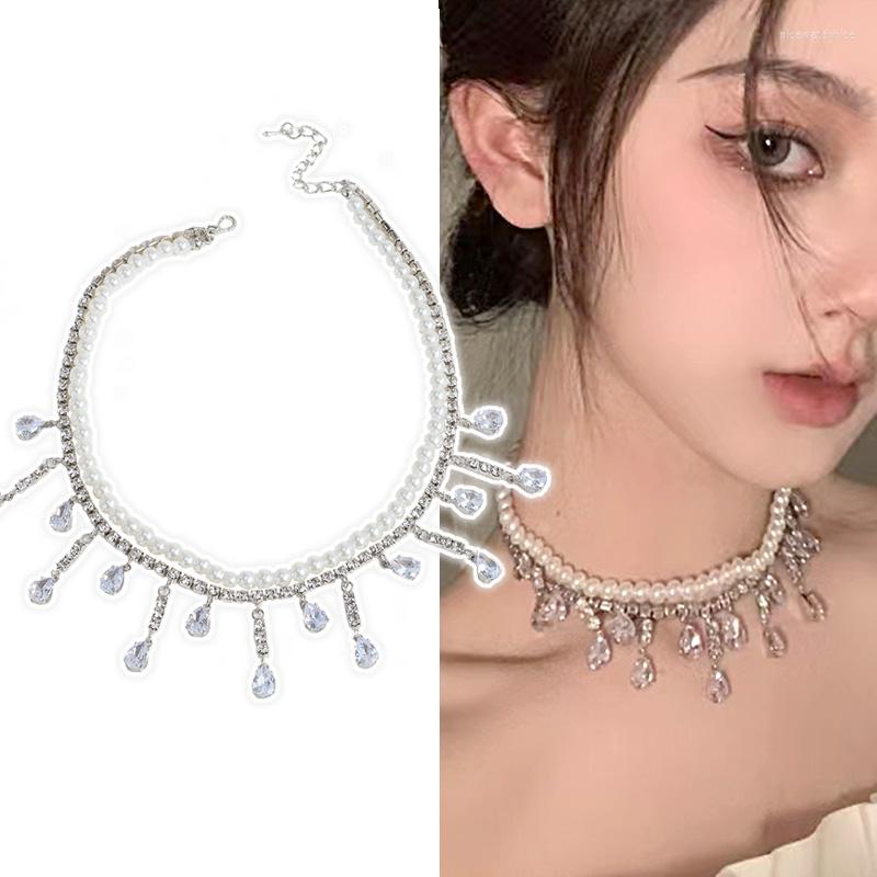 Pendant Necklaces 2023 Jewellery Pearl Necklace Women's Fashion Rhinestone Zirconia Trendy Elegant Wedding Gift
Pendant Necklaces 2023 Jewellery Pearl Necklace Women's Fashion Rhinestone Zirconia Trendy Elegant Wedding Gift