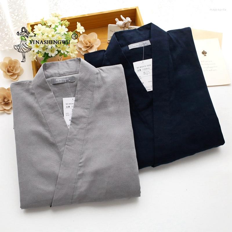 Ethnic Clothing Japanese Men Kimono Cardigan Traditional Pajamas Set Cotton Simple Yukata Nightgown Bathrobe Casual Comfortable Homewear
Ethnic Clothing Japanese Men Kimono Cardigan Traditional Pajamas Set Cotton Simple Yukata Nightgown Bathrobe Casual Comfortable Homewear