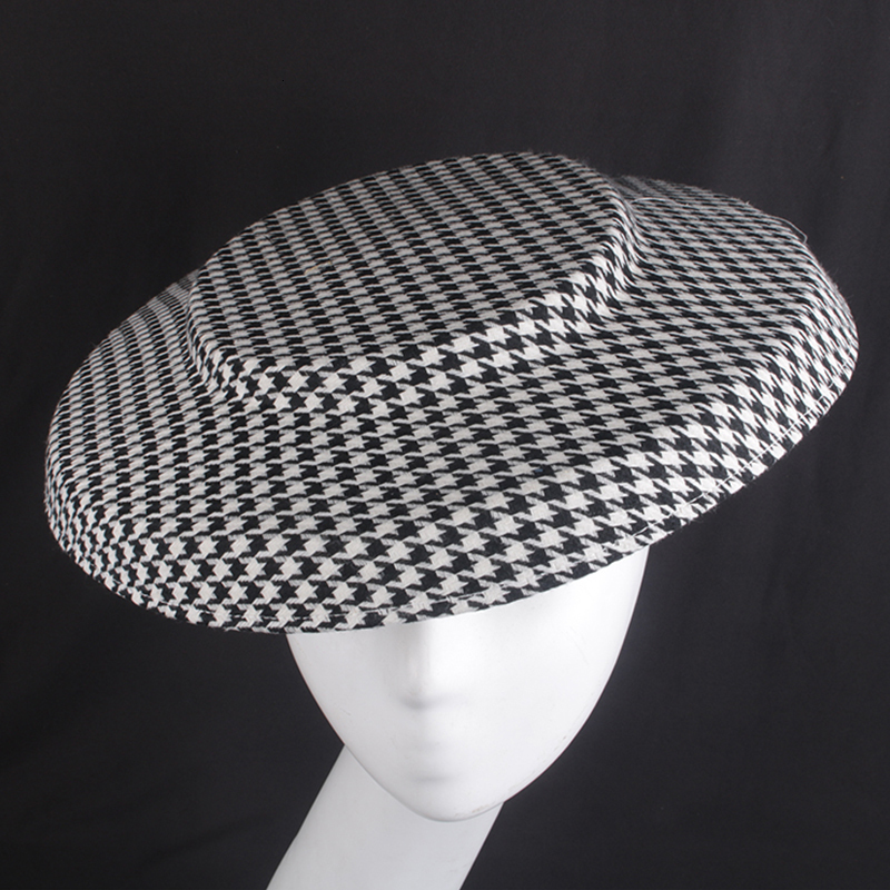 Berets Wedding Hat DIY Craft Accessories Black Houndstooth Fascinator Wide Brim Sun for Women Derby Church 230512, Gray
Berets Wedding Hat DIY Craft Accessories Black Houndstooth Fascinator Wide Brim Sun for Women Derby Church 230512, Gray