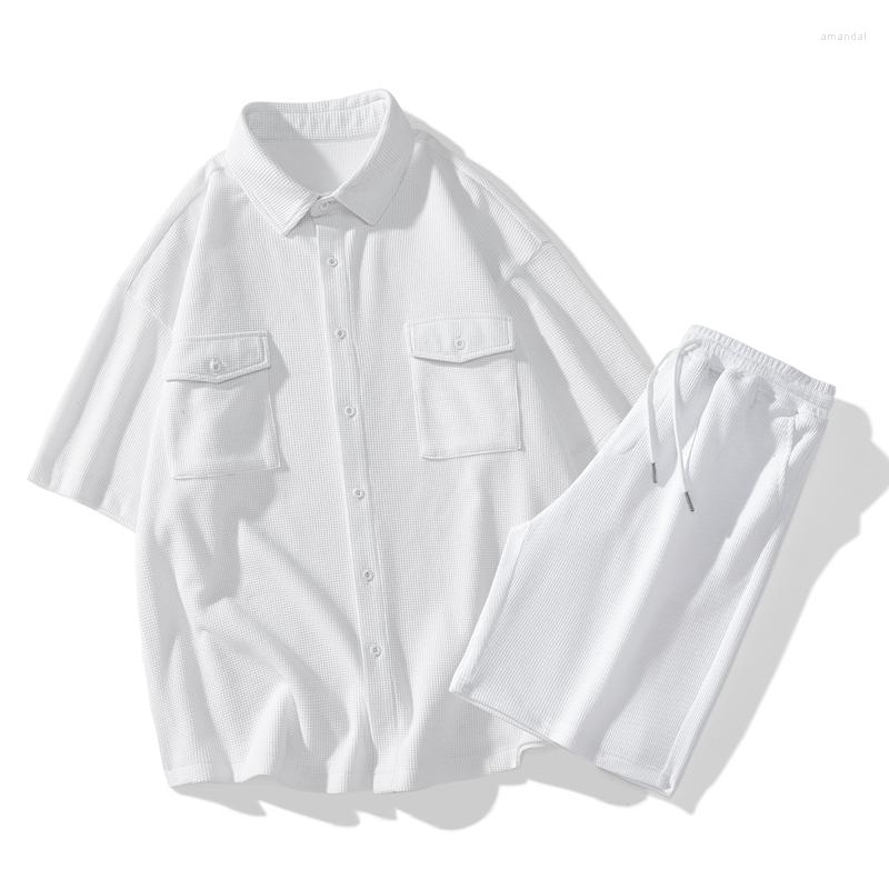Men's Tracksuits Summer Oversize Men's Sets Short Sleeve Chest Pockets Lapel Shirt Shorts 2piece Tracksuit Men Clothing Loose Casual, Black
Men's Tracksuits Summer Oversize Men's Sets Short Sleeve Chest Pockets Lapel Shirt Shorts 2piece Tracksuit Men Clothing Loose Casual, Black