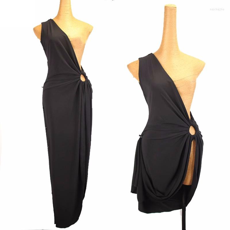 Stage Wear Slant Shoulder Latin Dance Dress Women Sexy Slit Skirt Tango Clothes Ballroom Performance Black DNV17761
Stage Wear Slant Shoulder Latin Dance Dress Women Sexy Slit Skirt Tango Clothes Ballroom Performance Black DNV17761