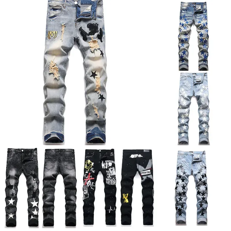 Designer Mens Jeans High Street America Jeans for men Embroidery pants Oversize Ripped Patch Hole Denim 2023 New Fashion Streetwear Skin mcg, Freight difference
Designer Mens Jeans High Street America Jeans for men Embroidery pants Oversize Ripped Patch Hole Denim 2023 New Fashion Streetwear Skin mcg, Freight difference