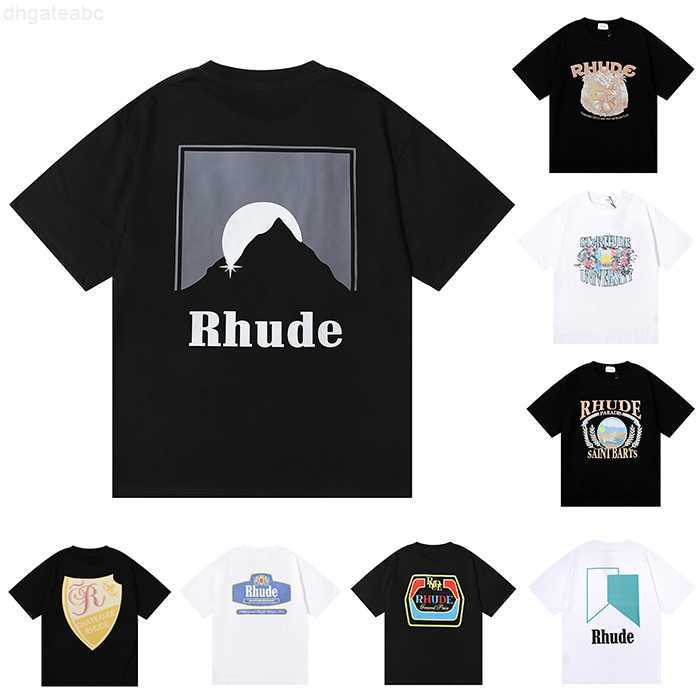 Men's T-shirts Rhudes Summer Mens Designer Luxury Shirt Street Skateboard Ins Spring s Men Women Casual -shirt Clothing Size S-xl
Men's T-shirts Rhudes Summer Mens Designer Luxury Shirt Street Skateboard Ins Spring s Men Women Casual -shirt Clothing Size S-xl