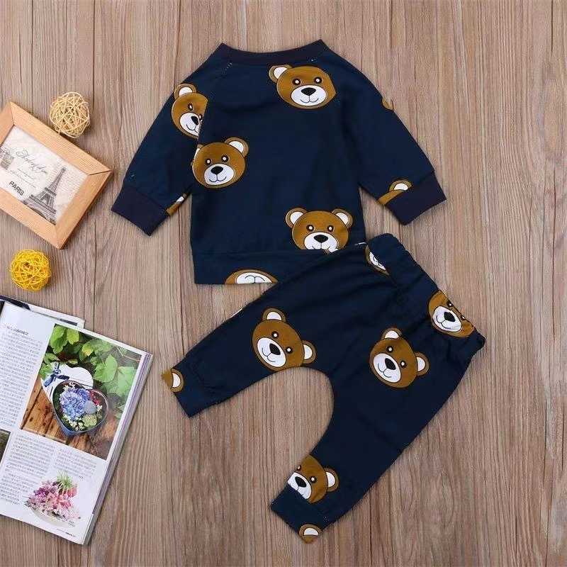 Clothing Sets 2pcs Born Toddler Baby Boy Little Bear T-shirt + Long Pants Leggings Clothes Outfit Set, Blue
Clothing Sets 2pcs Born Toddler Baby Boy Little Bear T-shirt + Long Pants Leggings Clothes Outfit Set, Blue