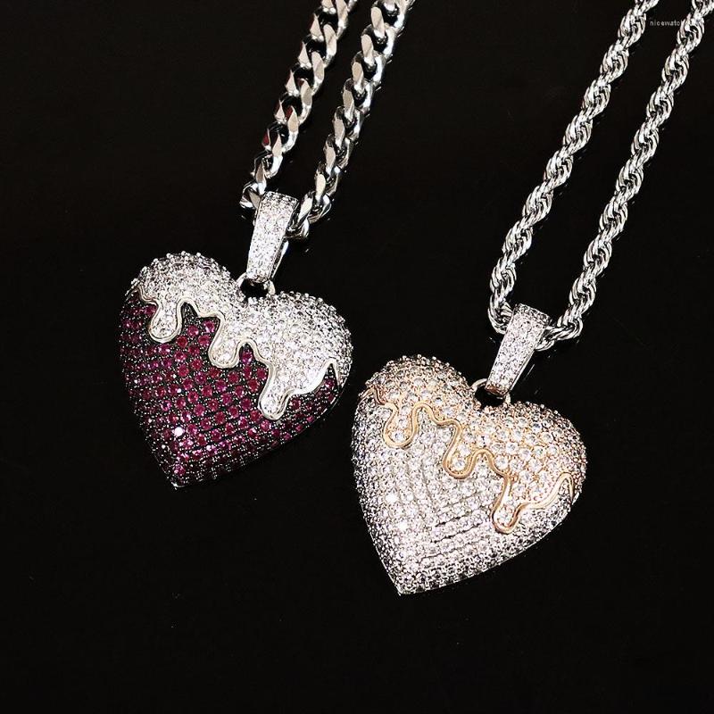 Pendant Necklaces D&Z Full Iced Out High Quality Cubic Zirconia Loving Heart Hip Hop Fashion Jewelry Elegant Gift
Pendant Necklaces D&Z Full Iced Out High Quality Cubic Zirconia Loving Heart Hip Hop Fashion Jewelry Elegant Gift