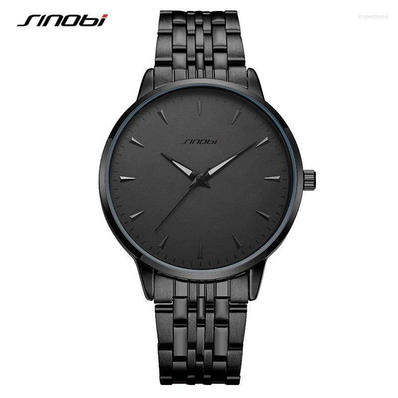 Wristwatches SINOBI Top Business Watch Men Relogio Maculino Fashion Stainless Steel Waterproof Male Clock Reloj Hombre, Black 
Wristwatches SINOBI Top Business Watch Men Relogio Maculino Fashion Stainless Steel Waterproof Male Clock Reloj Hombre, Black