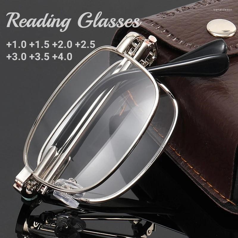 Sunglasses Anti-blue Light Reading Glasses Men Women Folding Spectacles Portable Progressive Biofocal Eyewear With Leather Case
Sunglasses Anti-blue Light Reading Glasses Men Women Folding Spectacles Portable Progressive Biofocal Eyewear With Leather Case