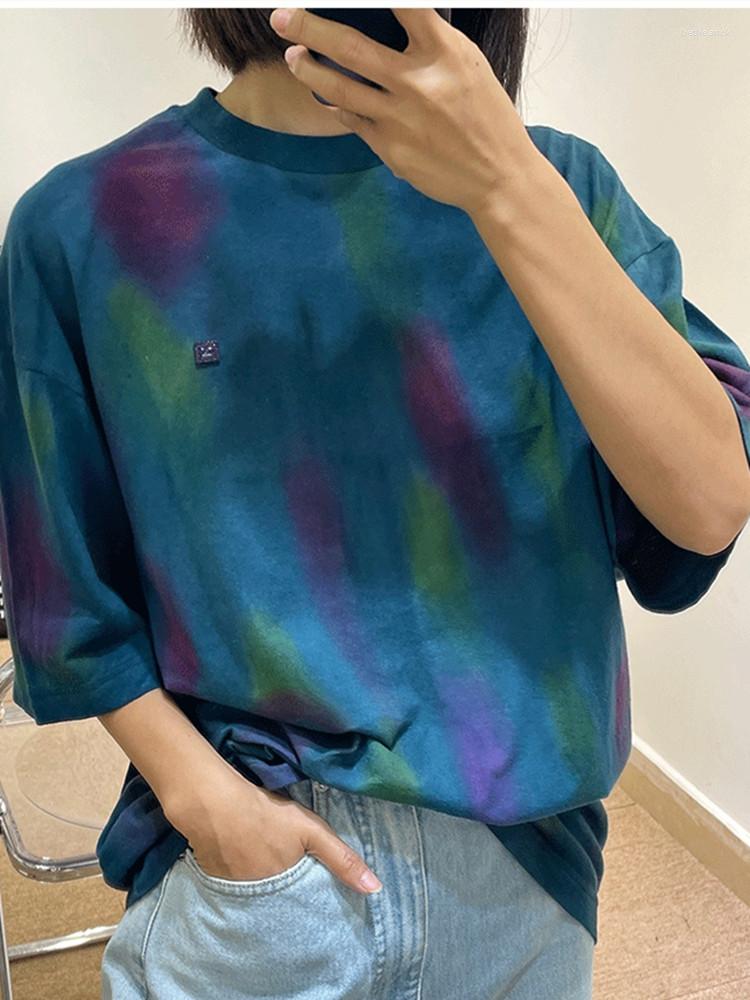Women' T Shirts 2023 Summer Unisex Round Neck Tie-Dyed T-Shirt Embroidery Logo Women And Men Casual Loose Short Sleeve Tees, Top
Women' T Shirts 2023 Summer Unisex Round Neck Tie-Dyed T-Shirt Embroidery Logo Women And Men Casual Loose Short Sleeve Tees, Top