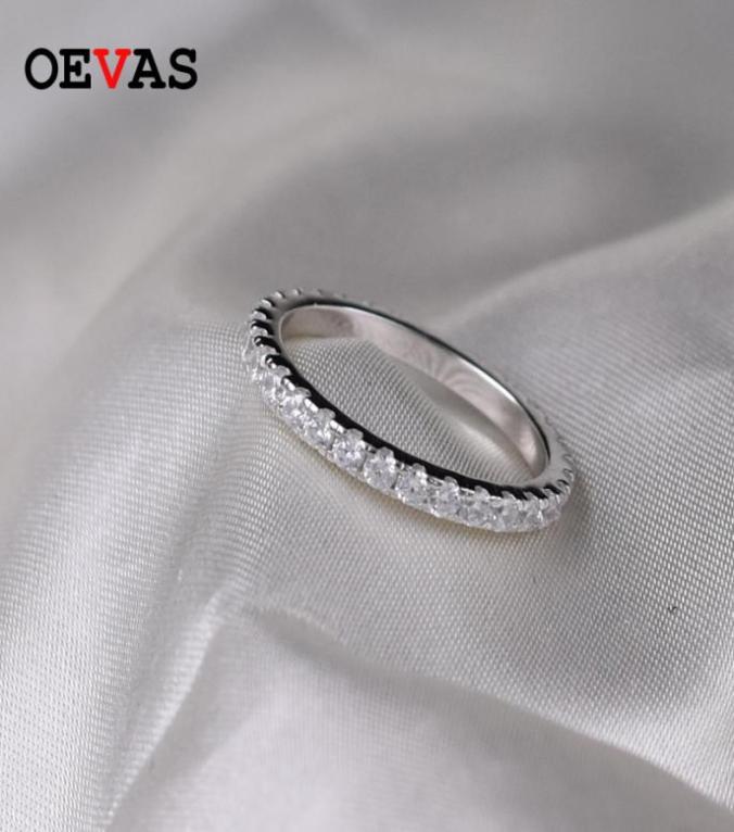 Solitaire Ring OEVAS 100 925 Sterling Silver Sparkling Full 2mm High Carbon Diamond Rings For Women Top Quality Party Fine Jewelr9661623
Solitaire Ring OEVAS 100 925 Sterling Silver Sparkling Full 2mm High Carbon Diamond Rings For Women Top Quality Party Fine Jewelr9661623
