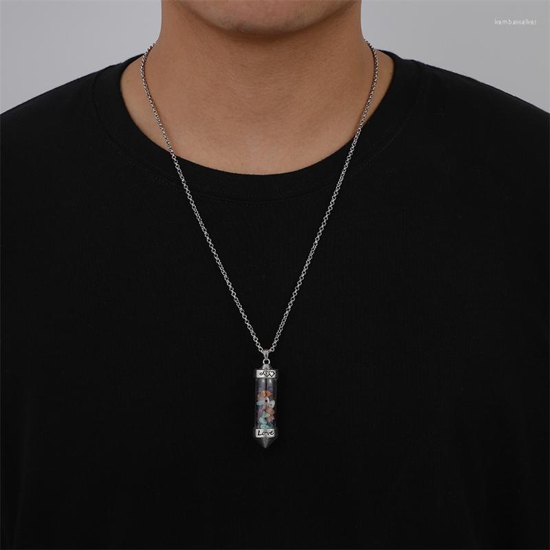 Pendant Necklaces WeSparking EMO Crystal Colorful Crushed Stone Wishing Bottle Warhead Necklace 2023 Trend Loves Jewelry
Pendant Necklaces WeSparking EMO Crystal Colorful Crushed Stone Wishing Bottle Warhead Necklace 2023 Trend Loves Jewelry