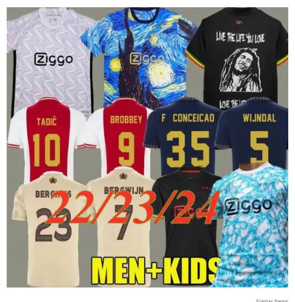 S-4XL TADIC 21 22 23 24 Soccer Jerseys BASSEY BERGHUIS Third black Kit KLAASSEN BERGWIJN MARLEY 2023 2024 away football shirts men kids uniforms CRUYFF training
S-4XL TADIC 21 22 23 24 Soccer Jerseys BASSEY BERGHUIS Third black Kit KLAASSEN BERGWIJN MARLEY 2023 2024 away football shirts men kids uniforms CRUYFF training