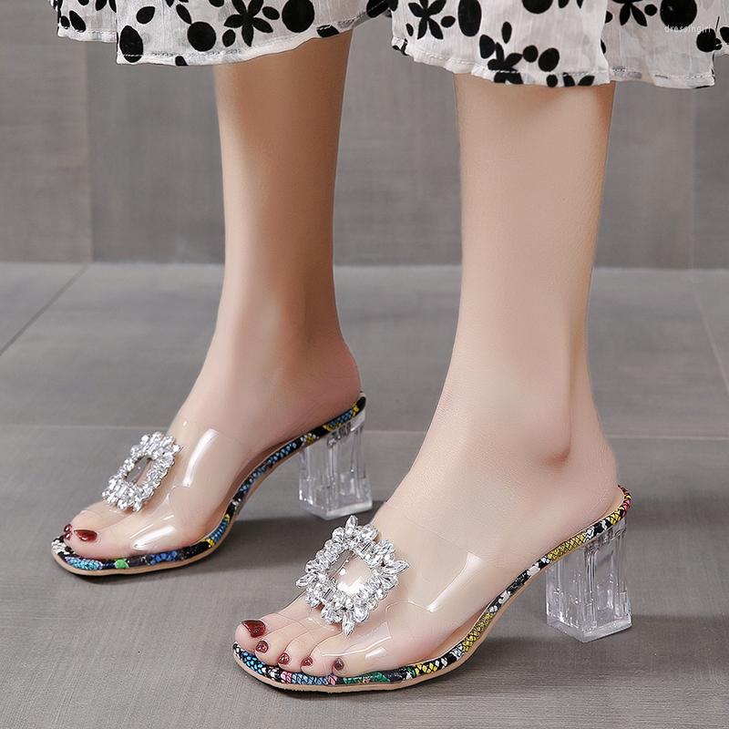 Slippers Summer Women Shoes Woman Transparent Crystal Mules Snake Pattern Thick High Heels Sexy Ladies Plus Size 43, Yellow
Slippers Summer Women Shoes Woman Transparent Crystal Mules Snake Pattern Thick High Heels Sexy Ladies Plus Size 43, Yellow