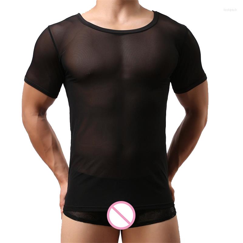 Men's T Shirts Casual T-shirt Sexy Mens Transparent Sheer Mesh Underwear See Through Short Sleeve Shirt Tops Undershirt Fitness Solid Blusas, Black
Men's T Shirts Casual T-shirt Sexy Mens Transparent Sheer Mesh Underwear See Through Short Sleeve Shirt Tops Undershirt Fitness Solid Blusas, Black