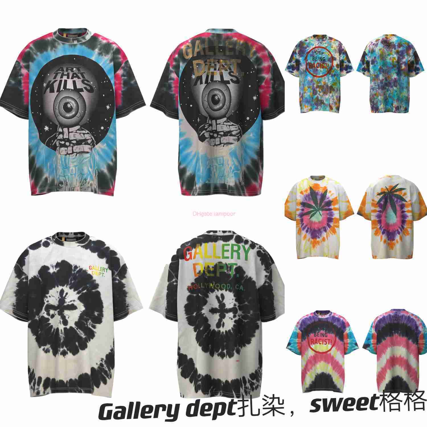 Designer Fashion Clothing Tees Tshirt 2023 New Galleryes Depts Colorful Wash Tie Dye Fashion Men's Summer Fashion Brand High Street Round Neck Casual Short Sleeve, D82 maple leaf
Designer Fashion Clothing Tees Tshirt 2023 New Galleryes Depts Colorful Wash Tie Dye Fashion Men's Summer Fashion Brand High Street Round Neck Casual Short Sleeve, D82 maple leaf