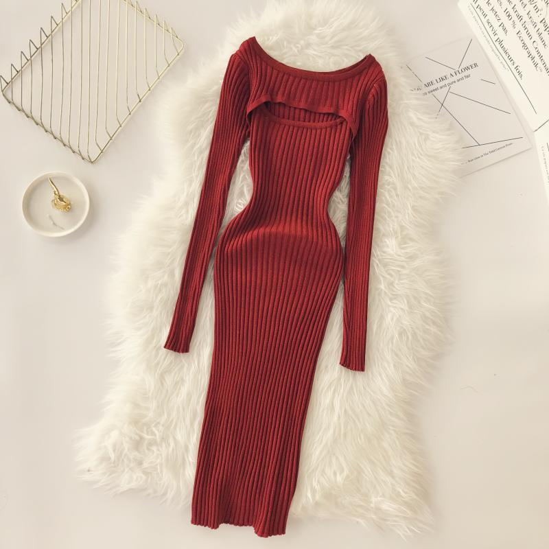 Casual Dresses Amolapha Woman Sexy Hollow Chest Shining Knitting Knit Soild Tunic Sheath Bodycon Dress Vestidos, Black
Casual Dresses Amolapha Woman Sexy Hollow Chest Shining Knitting Knit Soild Tunic Sheath Bodycon Dress Vestidos, Black