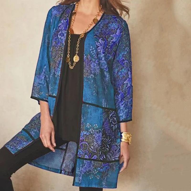 Women' Polos Elegant Casual Summer Kimono Women Blouse Shirt Print Three-quarter Sleeve Loose Beach Tops Ladies Coat 2023 FashionWomen, Army green
Women' Polos Elegant Casual Summer Kimono Women Blouse Shirt Print Three-quarter Sleeve Loose Beach Tops Ladies Coat 2023 FashionWomen, Army green