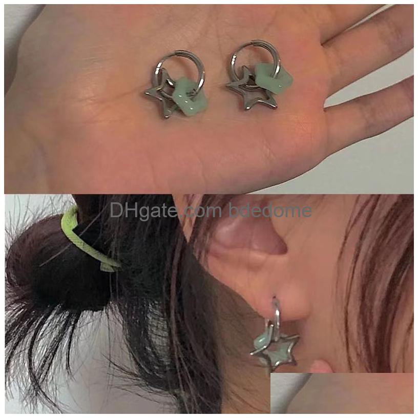 Stud Chinese Pentagonal Star Earrings For Women Girl Gothic Y2K Punk Design Removable Simple 230426 Drop Delivery Jewelry Dhwfe
Stud Chinese Pentagonal Star Earrings For Women Girl Gothic Y2K Punk Design Removable Simple 230426 Drop Delivery Jewelry Dhwfe
