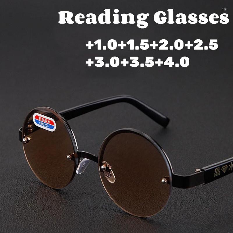 Sunglasses Men Reading Glasses HD Presbyopia Crystal Glass Lens Round Anti Fatigue Brown Far Sighted Eyeglasses 0 To 4.0
Sunglasses Men Reading Glasses HD Presbyopia Crystal Glass Lens Round Anti Fatigue Brown Far Sighted Eyeglasses 0 To 4.0