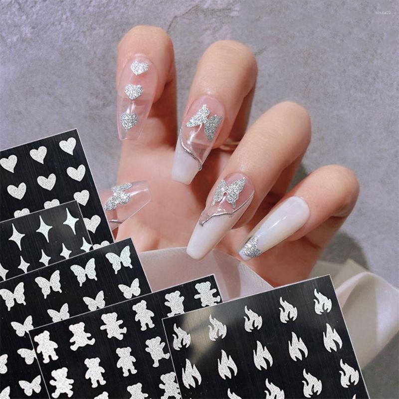 Nail Stickers Art Decor Shiny Adhesive Decals Manicure DIY 3D Love Heart Glitter Silver Star Bear, 04
Nail Stickers Art Decor Shiny Adhesive Decals Manicure DIY 3D Love Heart Glitter Silver Star Bear, 04
