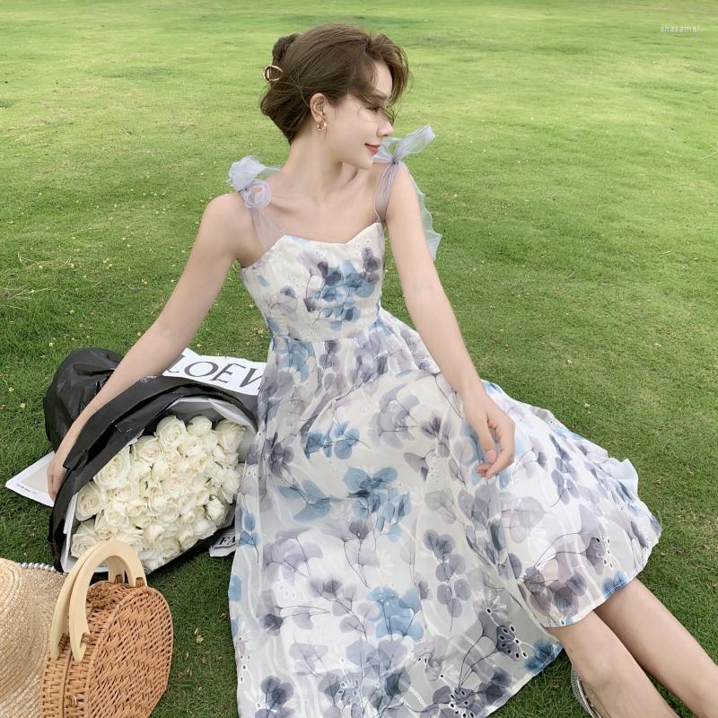 Casual Dresses French Style Fairy Beach Floral Suspender Dress Sweet Summer Oil Painting First Love Dating Girls Sleeveless Midi, Picture shown
Casual Dresses French Style Fairy Beach Floral Suspender Dress Sweet Summer Oil Painting First Love Dating Girls Sleeveless Midi, Picture shown