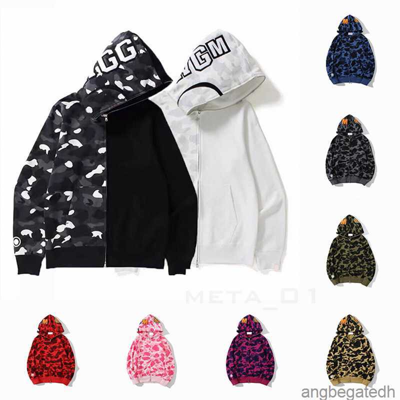 Shark Hoodies Mens Womens Camo Shark Full Zip Hoodie Fashion Men Deisigners Hoody Stylist Cartoon Sharks Printing Hoodies Jacket Man Casual Sweatshirts Size M-3xl
Shark Hoodies Mens Womens Camo Shark Full Zip Hoodie Fashion Men Deisigners Hoody Stylist Cartoon Sharks Printing Hoodies Jacket Man Casual Sweatshirts Size M-3xl
