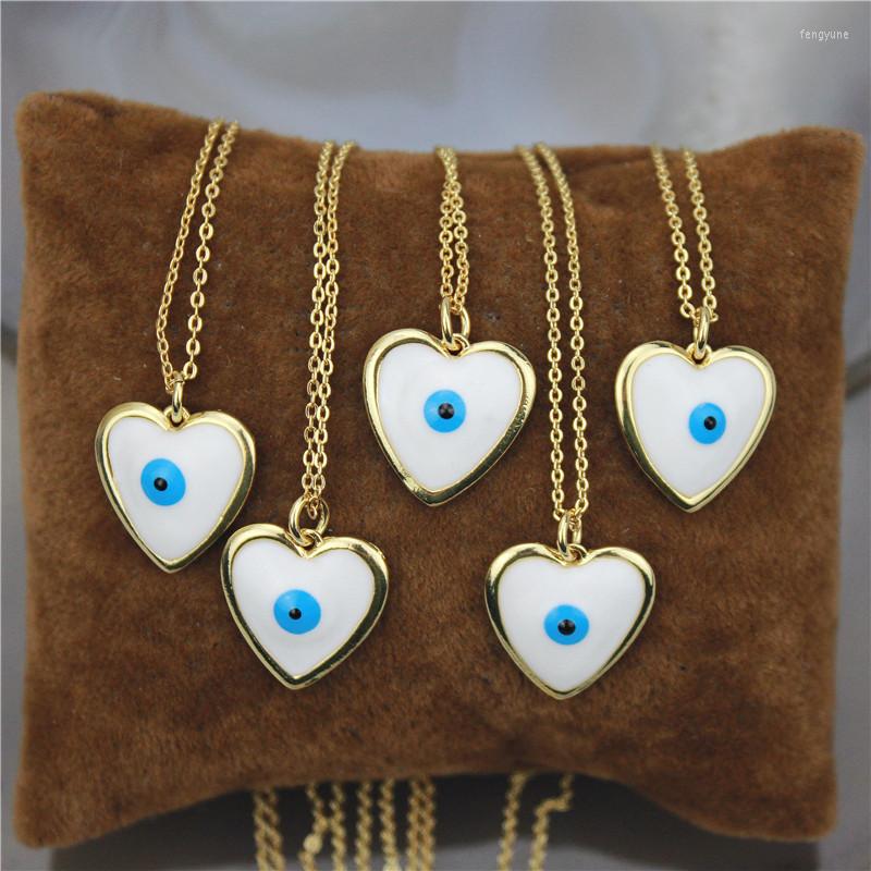 Pendant Necklaces 18inch 10pcs/lot Design Enamel Charm Necklace Heart With Eye Shape Component Plated Chain Wholesale
Pendant Necklaces 18inch 10pcs/lot Design Enamel Charm Necklace Heart With Eye Shape Component Plated Chain Wholesale