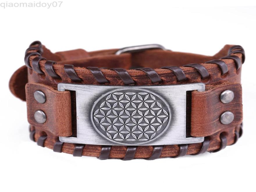 Skyrim Viking Flower Of Life Ancient Egyptian Symbol Wide Leather Bracelets For Men Jewelry Punk Style Vintage Retro Bracelet L2203233150
Skyrim Viking Flower Of Life Ancient Egyptian Symbol Wide Leather Bracelets For Men Jewelry Punk Style Vintage Retro Bracelet L2203233150
