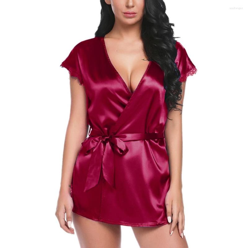 Women' Sleepwear Women Satin Nightdress Silk Lace Lingerie Nightgown Sexy Night Gown Koszula Nocna Nuisette Femme De Nuit, Black
Women' Sleepwear Women Satin Nightdress Silk Lace Lingerie Nightgown Sexy Night Gown Koszula Nocna Nuisette Femme De Nuit, Black