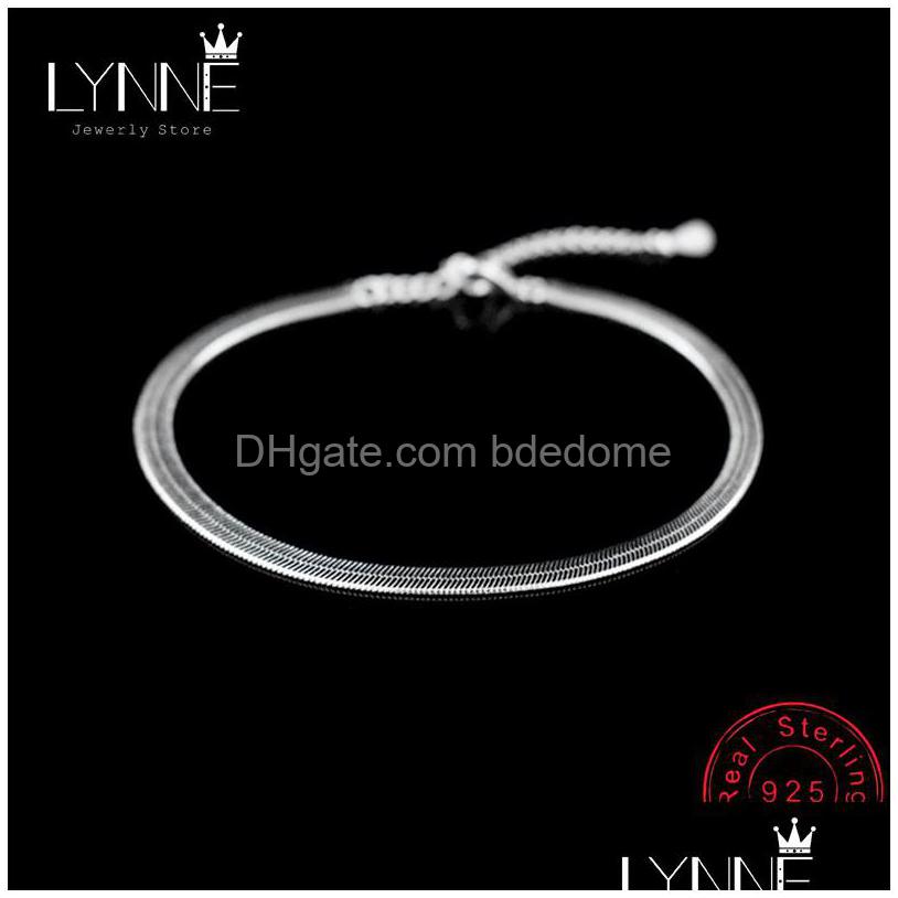 Anklets Arrival Anklet 925 Sterling Ladies Sier Bracelet Flat Snake Chain For Women Foot Jewelry Sandals Drop Delivery Dh4Lq
Anklets Arrival Anklet 925 Sterling Ladies Sier Bracelet Flat Snake Chain For Women Foot Jewelry Sandals Drop Delivery Dh4Lq