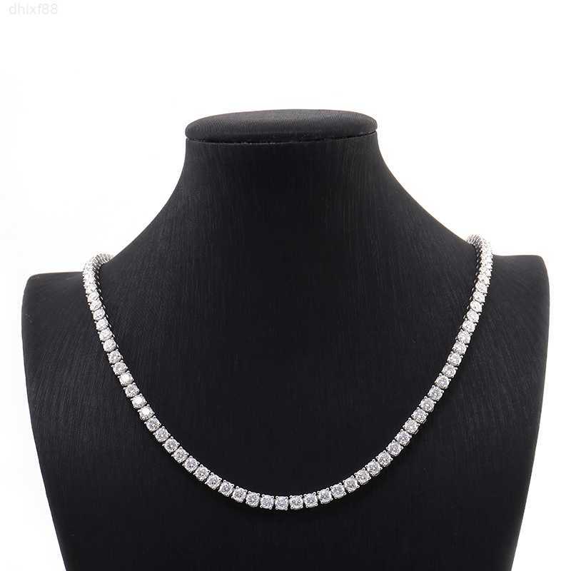 9k/10k White Gold Tennis Chain 3mm 16 Inch- 24 Inch Moissanite Prong Setting Hiphop Style for Man Women Wholesale
9k/10k White Gold Tennis Chain 3mm 16 Inch- 24 Inch Moissanite Prong Setting Hiphop Style for Man Women Wholesale