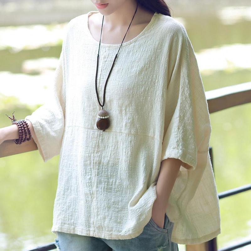 Women's Blouses Chic Women T-shirt Casual Top Round Neck Mid Length Match Pants, Purple
Women's Blouses Chic Women T-shirt Casual Top Round Neck Mid Length Match Pants, Purple