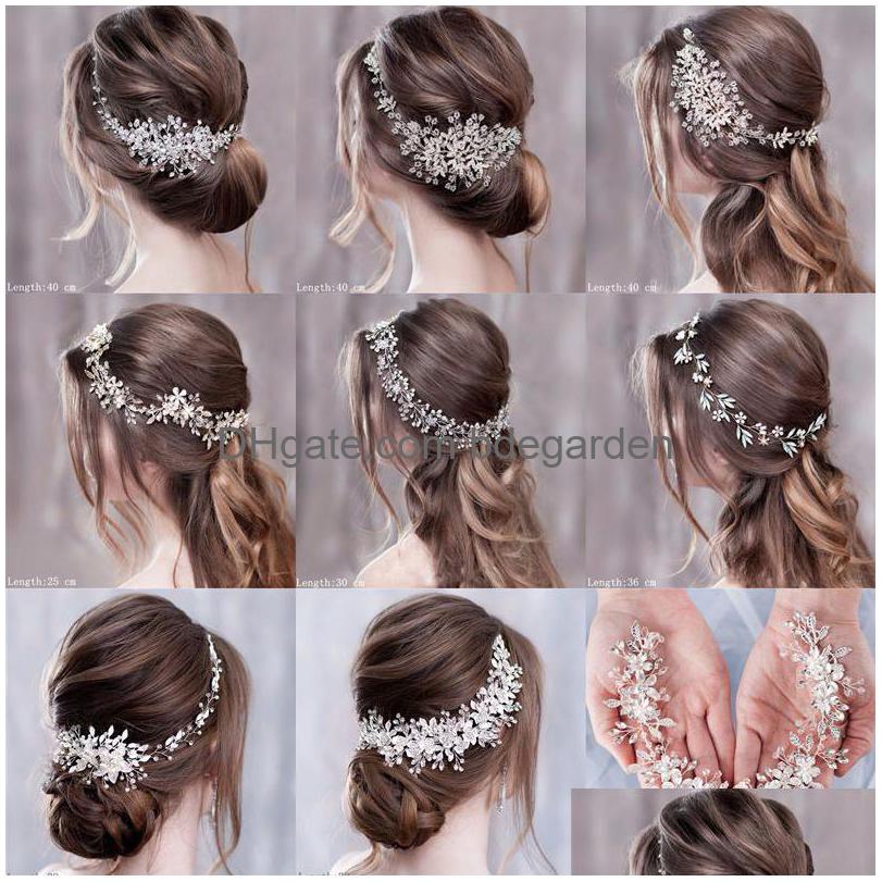Hair Jewelry Luxurious Flower Headbands Tiaras Accessories For Women Bride Bridal Headband Headpiece Party Hairband Drop Del Dh1Mq
Hair Jewelry Luxurious Flower Headbands Tiaras Accessories For Women Bride Bridal Headband Headpiece Party Hairband Drop Del Dh1Mq