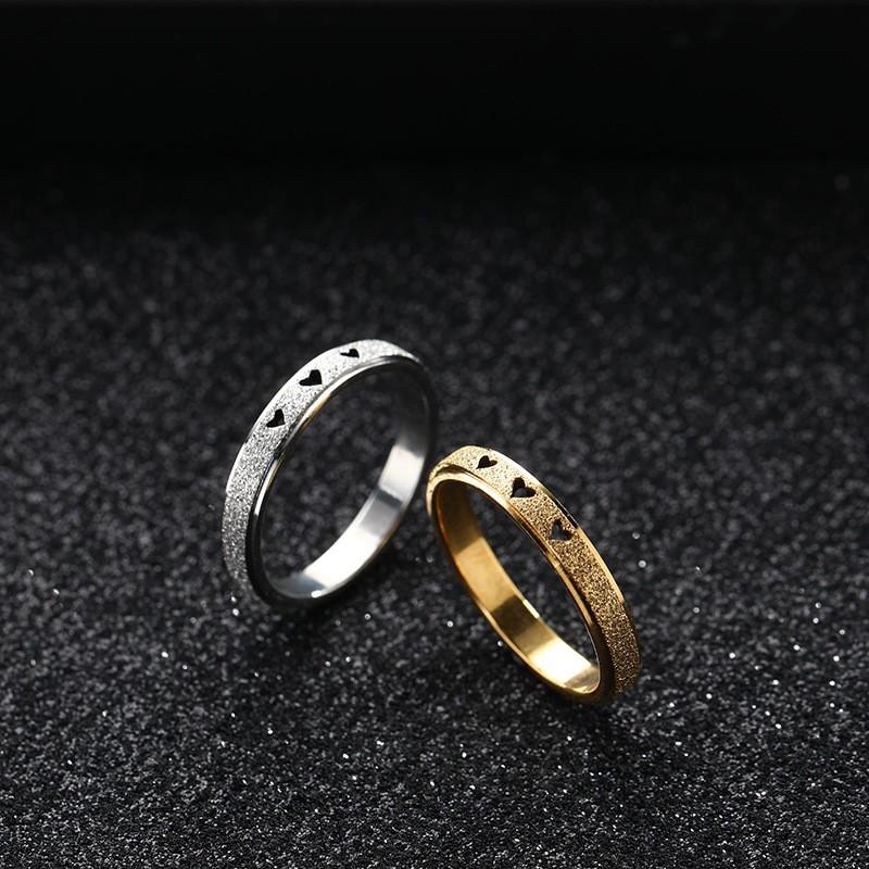 Wedding Rings Minimalist Hollow Love Heart Stainless Steel Ring Jewelry Cute Fashion Gold Silver Color For Women Girl Teens GiftWedding
Wedding Rings Minimalist Hollow Love Heart Stainless Steel Ring Jewelry Cute Fashion Gold Silver Color For Women Girl Teens GiftWedding