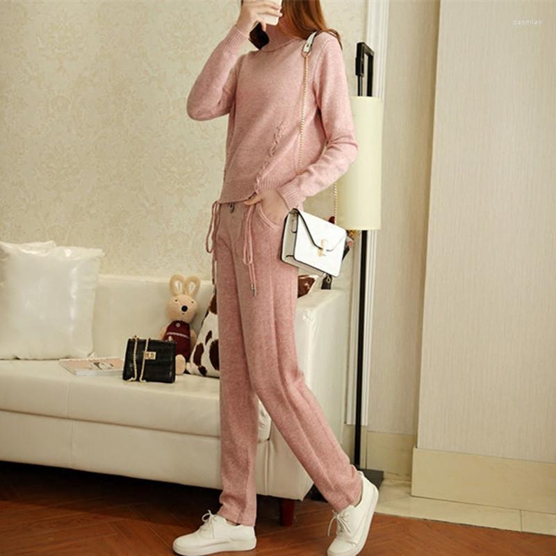 Women' Two Piece Pants 2023 Turtleneck Drawstring Promotion Wool Full Cashmere 2 Set Classic Cross Tie Fashion Casual Two-piece Suit Female, Picture shown
Women' Two Piece Pants 2023 Turtleneck Drawstring Promotion Wool Full Cashmere 2 Set Classic Cross Tie Fashion Casual Two-piece Suit Female, Picture shown