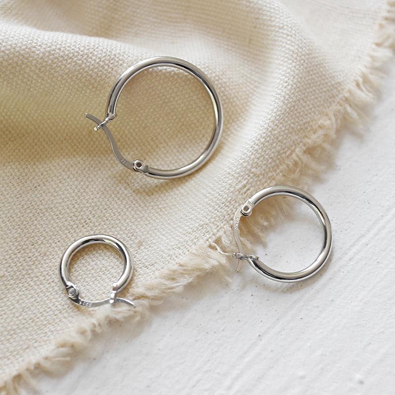 Hoop Earrings Real 925 Sterling Silver For Women Round Circle Korean Earings Simple Minimalist Jewelry Ear Piercing Anti Allergy
Hoop Earrings Real 925 Sterling Silver For Women Round Circle Korean Earings Simple Minimalist Jewelry Ear Piercing Anti Allergy