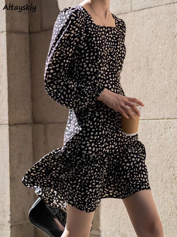 Casual Dresses Floral Mini Dress For Women Lace-up Design Spring Long-sleeve All-match Holiday Vintage Ulzzang Style Fashion Vestido, Black
Casual Dresses Floral Mini Dress For Women Lace-up Design Spring Long-sleeve All-match Holiday Vintage Ulzzang Style Fashion Vestido, Black