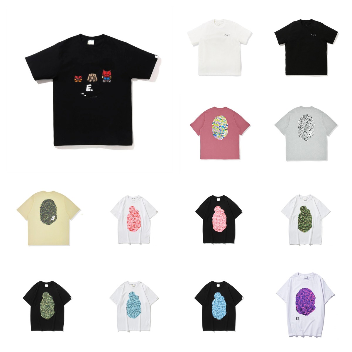 Designer Bapess Mens T Shirt Womens T-Shirts Tees Shirts Trends Cotton Short Sleeves Luxurys Sharks Men Tshirts Summer Sports Cord Sleeve Polos With Letters, 18
Designer Bapess Mens T Shirt Womens T-Shirts Tees Shirts Trends Cotton Short Sleeves Luxurys Sharks Men Tshirts Summer Sports Cord Sleeve Polos With Letters, 18