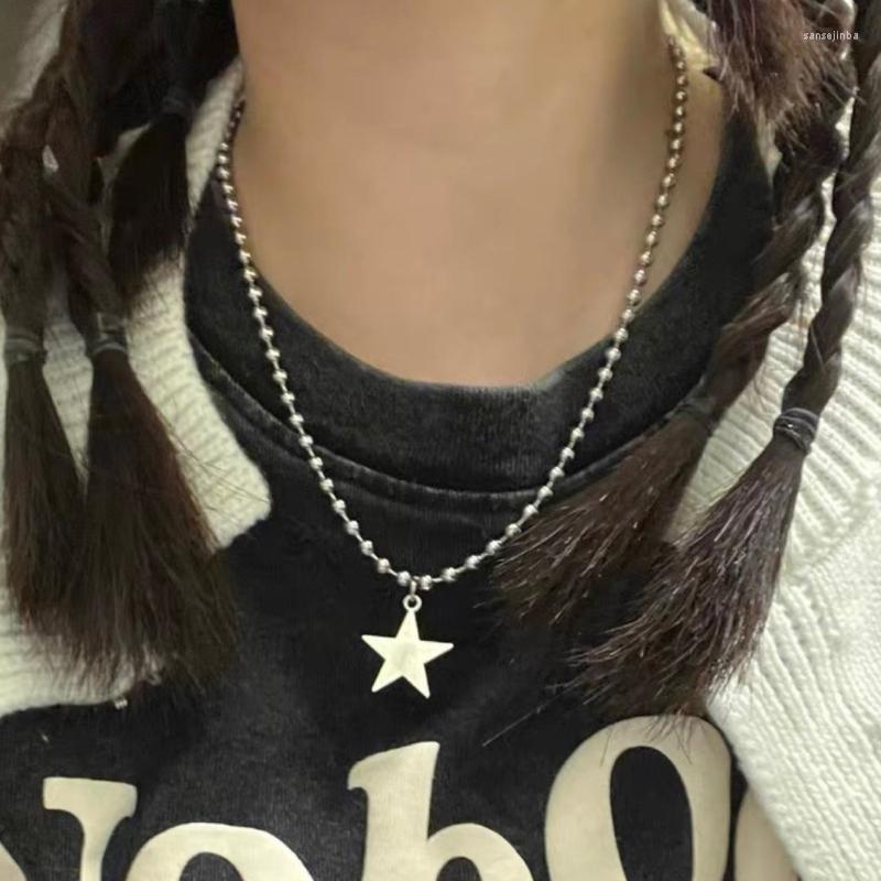 Pendant Necklaces Five-pointed Star Necklace Female Temperament Niche Net Red Ins Collarbone Chain Korean Version Student Simple Jewelry
Pendant Necklaces Five-pointed Star Necklace Female Temperament Niche Net Red Ins Collarbone Chain Korean Version Student Simple Jewelry
